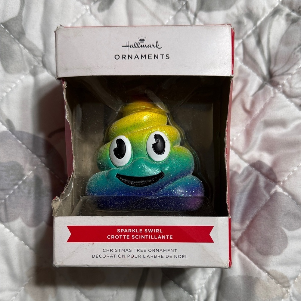 Hallmark Rainbow Sparkle Swirl Ornament